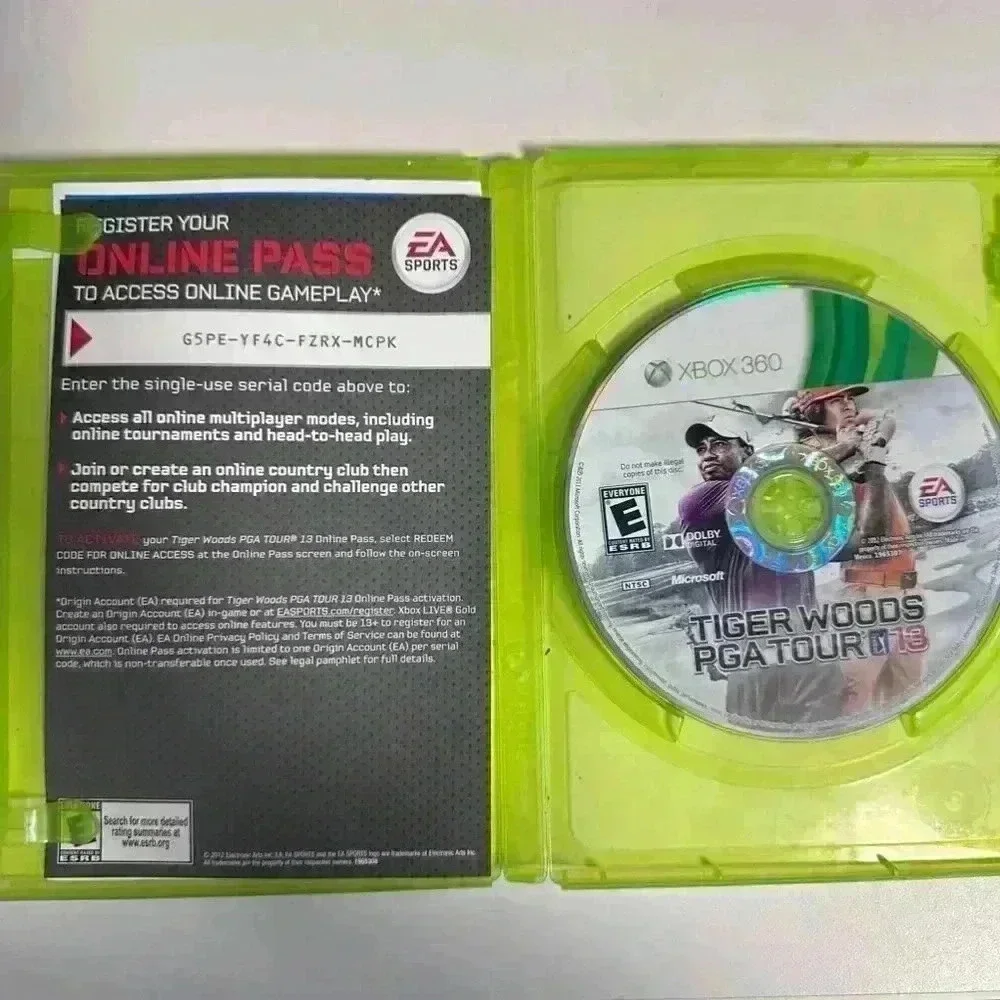 EA Sports Tiger Woods PGA Tour 13 Xbox 360 Video Game